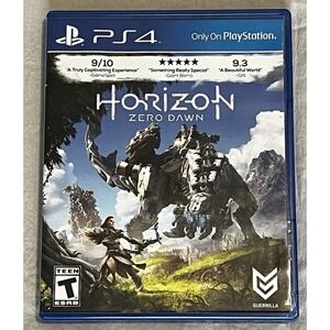 Horizon Zero Dawn Sony PlayStation 4 Tested‎ Working